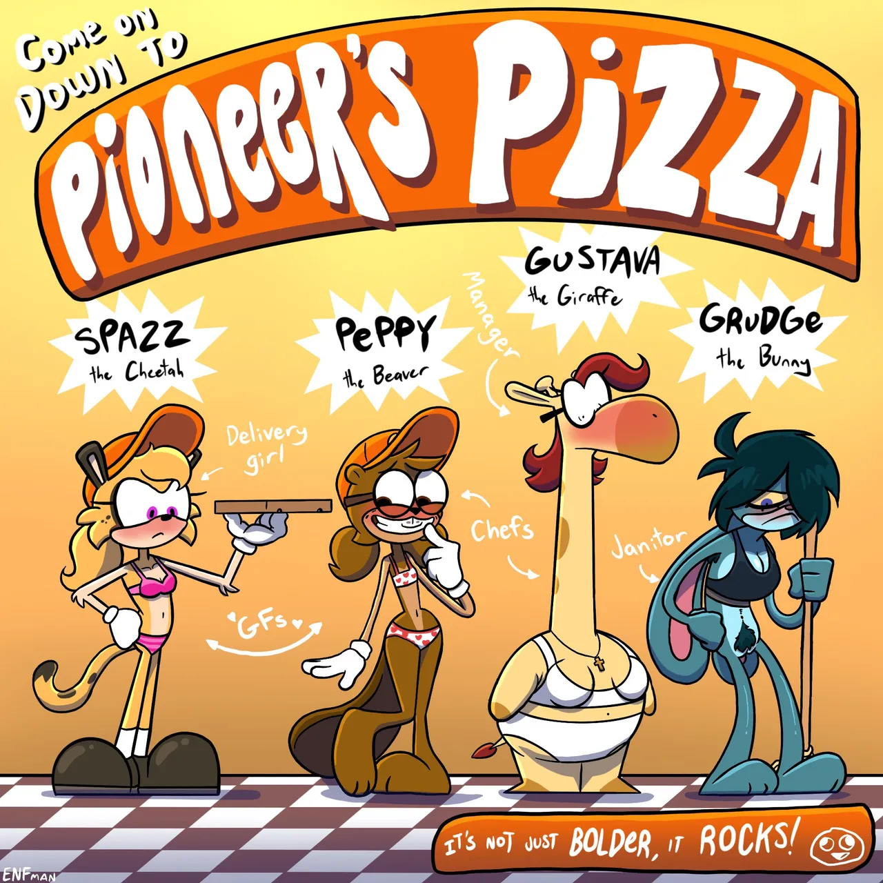 ENFman Pioneers Pizza Comix - Image 90