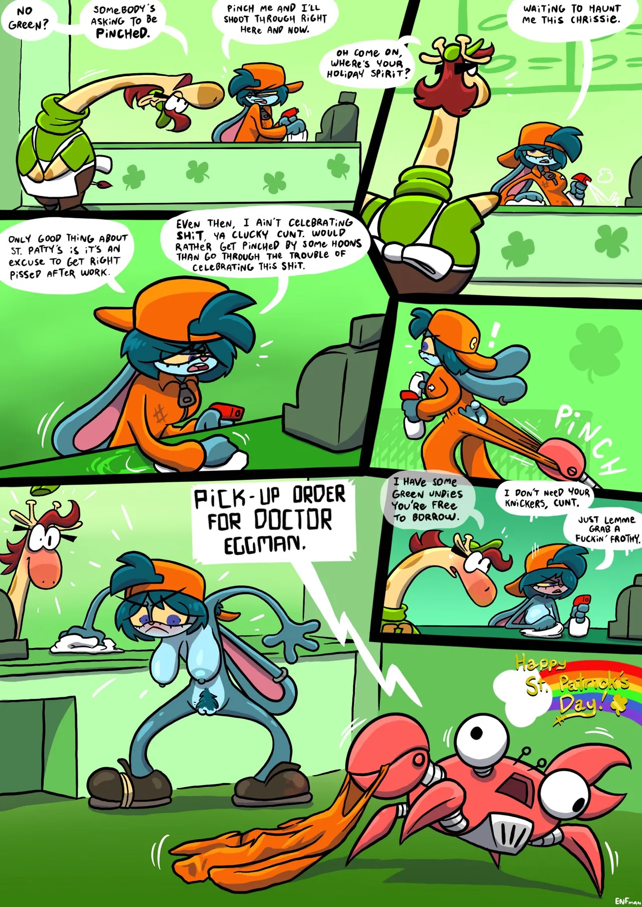 ENFman Pioneers Pizza Comix - Image 96