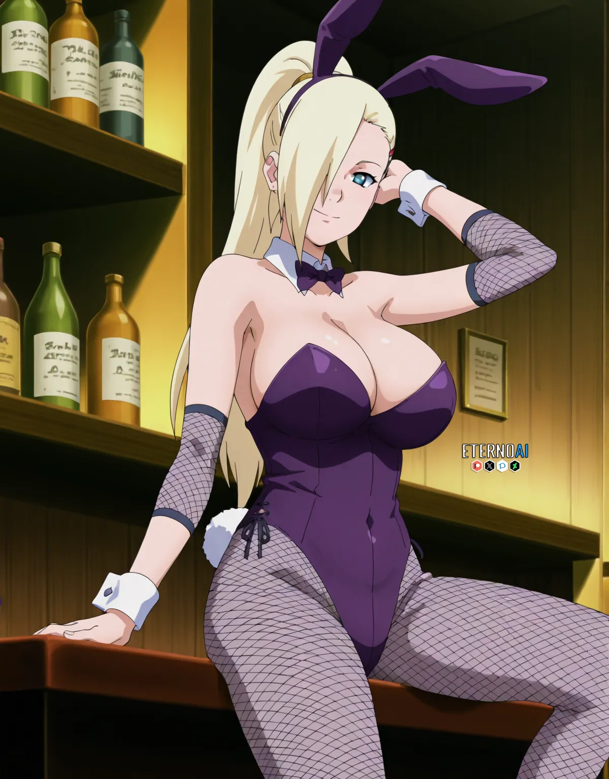 EternoAI Ino Yamanaka Naruto EXTRAS Ino Bunny Suit 2025-03-01 - Image 1