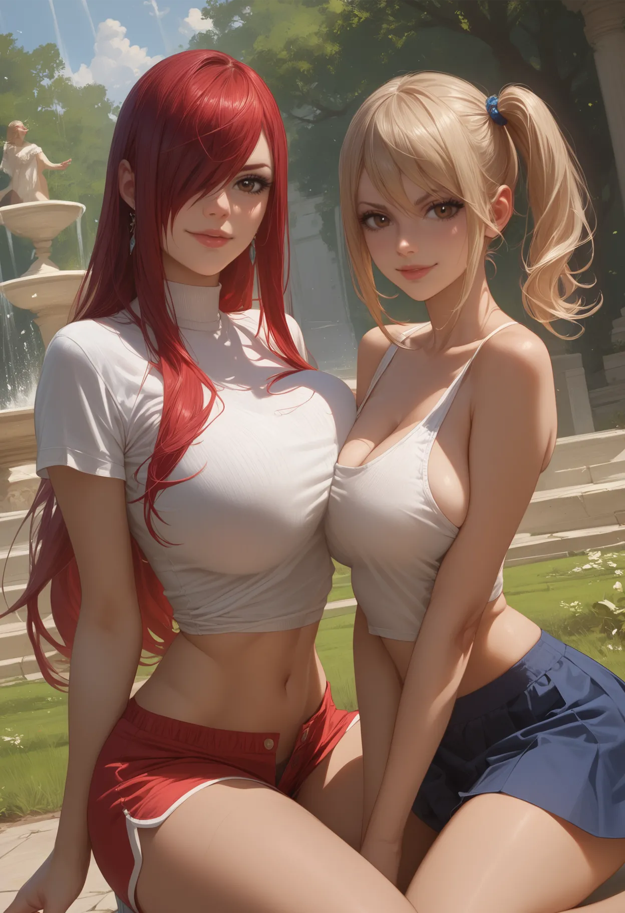 Euskyart Erza x Lucy Fairy Tail - Image 3