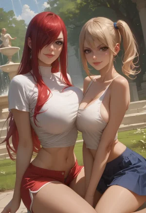 Euskyart Erza x Lucy Fairy Tail - Page 3