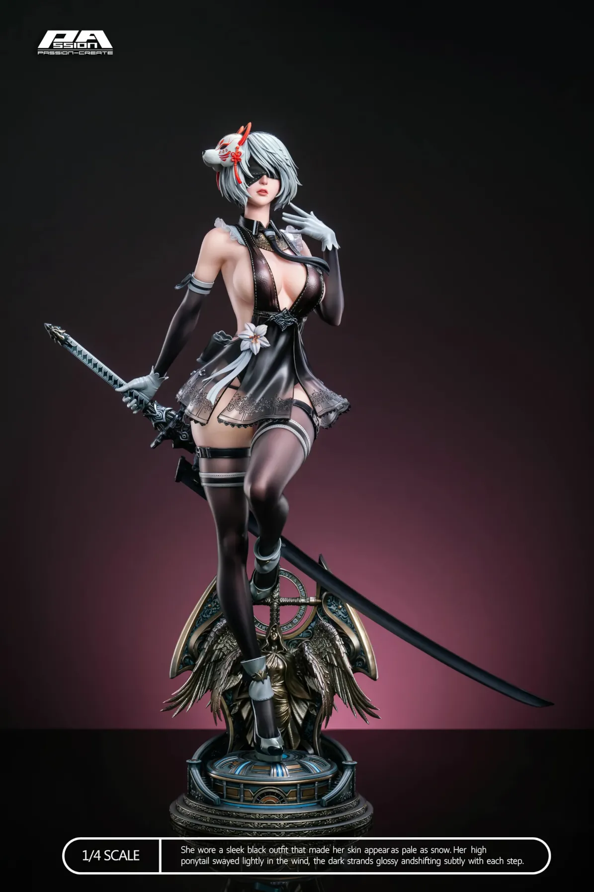 Eve cos YoRHa No.2 Type B - Stellar Blade Nier Automata 14 Scale Statue Figure Passion Create Studio - Image 9