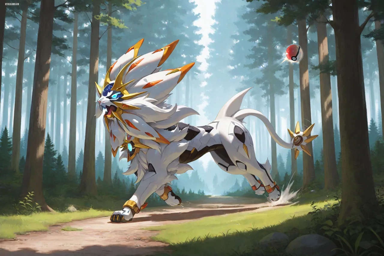 evilsamsam SamAiArtist Rosa Vs Solgaleo pixiv Patreon - Image 10