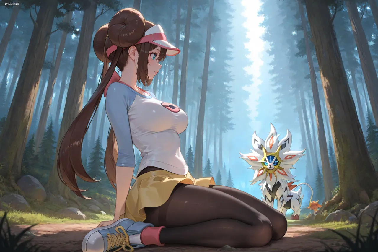 evilsamsam SamAiArtist Rosa Vs Solgaleo pixiv Patreon - Image 17