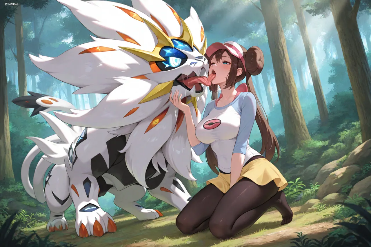 evilsamsam SamAiArtist Rosa Vs Solgaleo pixiv Patreon - Image 21