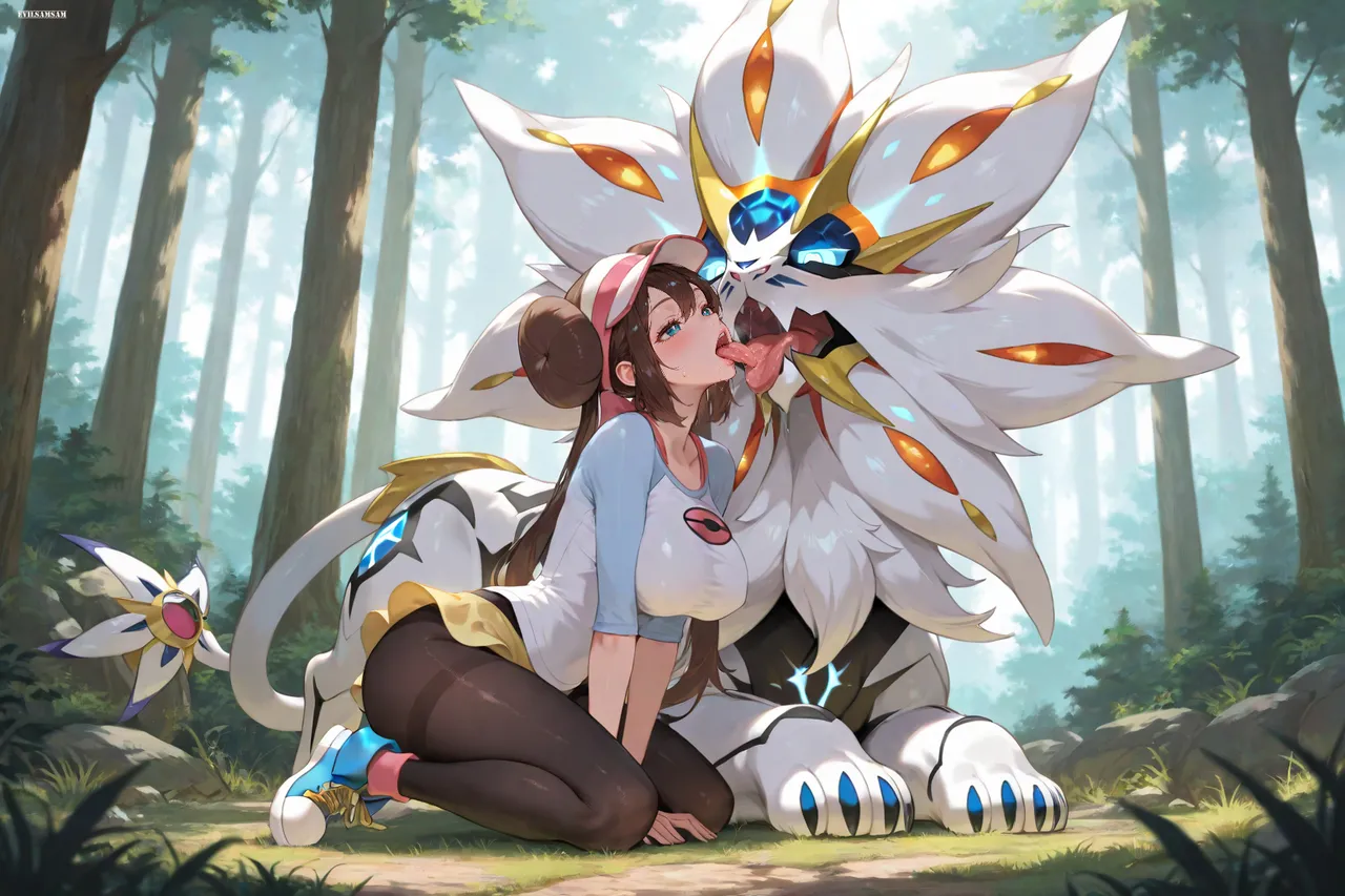 evilsamsam SamAiArtist Rosa Vs Solgaleo pixiv Patreon - Image 24