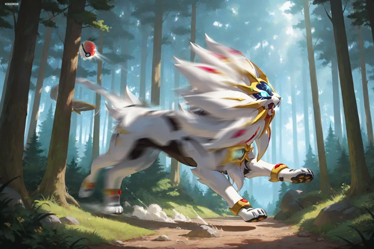 evilsamsam SamAiArtist Rosa Vs Solgaleo pixiv Patreon - Image 8