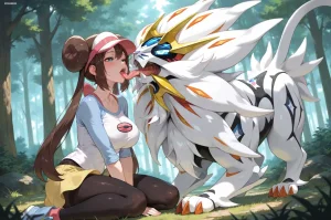 evilsamsam SamAiArtist Rosa Vs Solgaleo pixiv Patreon - Page 25