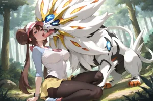 evilsamsam SamAiArtist Rosa Vs Solgaleo pixiv Patreon - Page 28