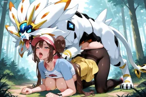 evilsamsam SamAiArtist Rosa Vs Solgaleo pixiv Patreon - Page 45