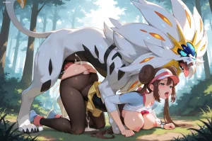 evilsamsam SamAiArtist Rosa Vs Solgaleo pixiv Patreon - Page 61