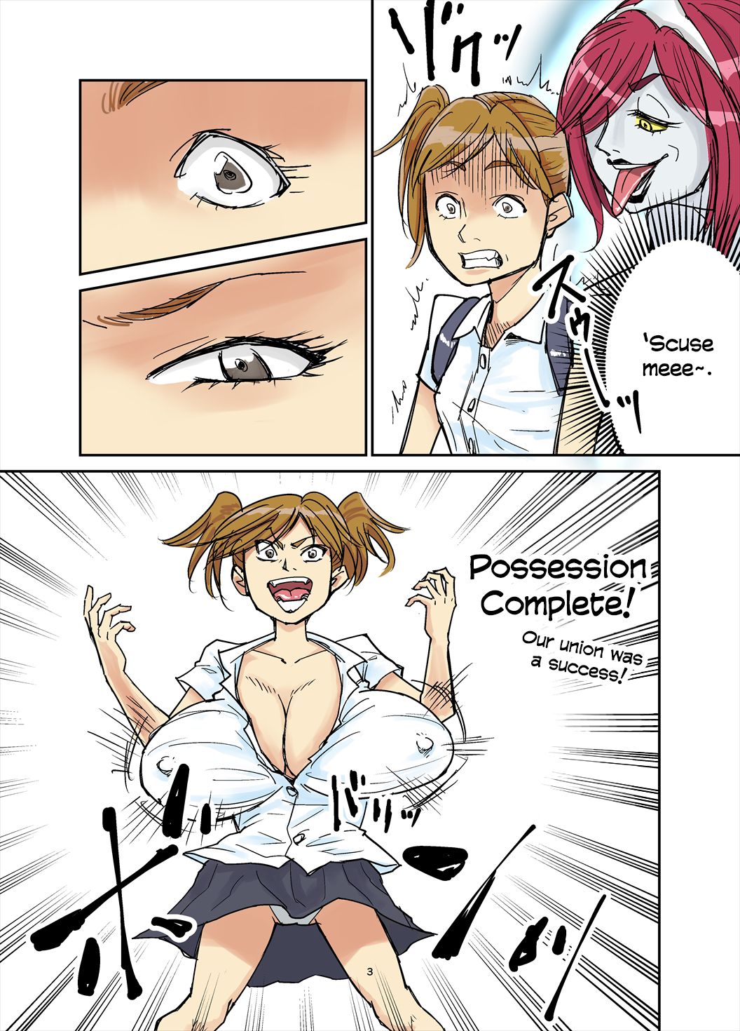 Exorcist - Possessed busty slut is hentai gangbanged by lecherous principal - 32 Pics - Image 2