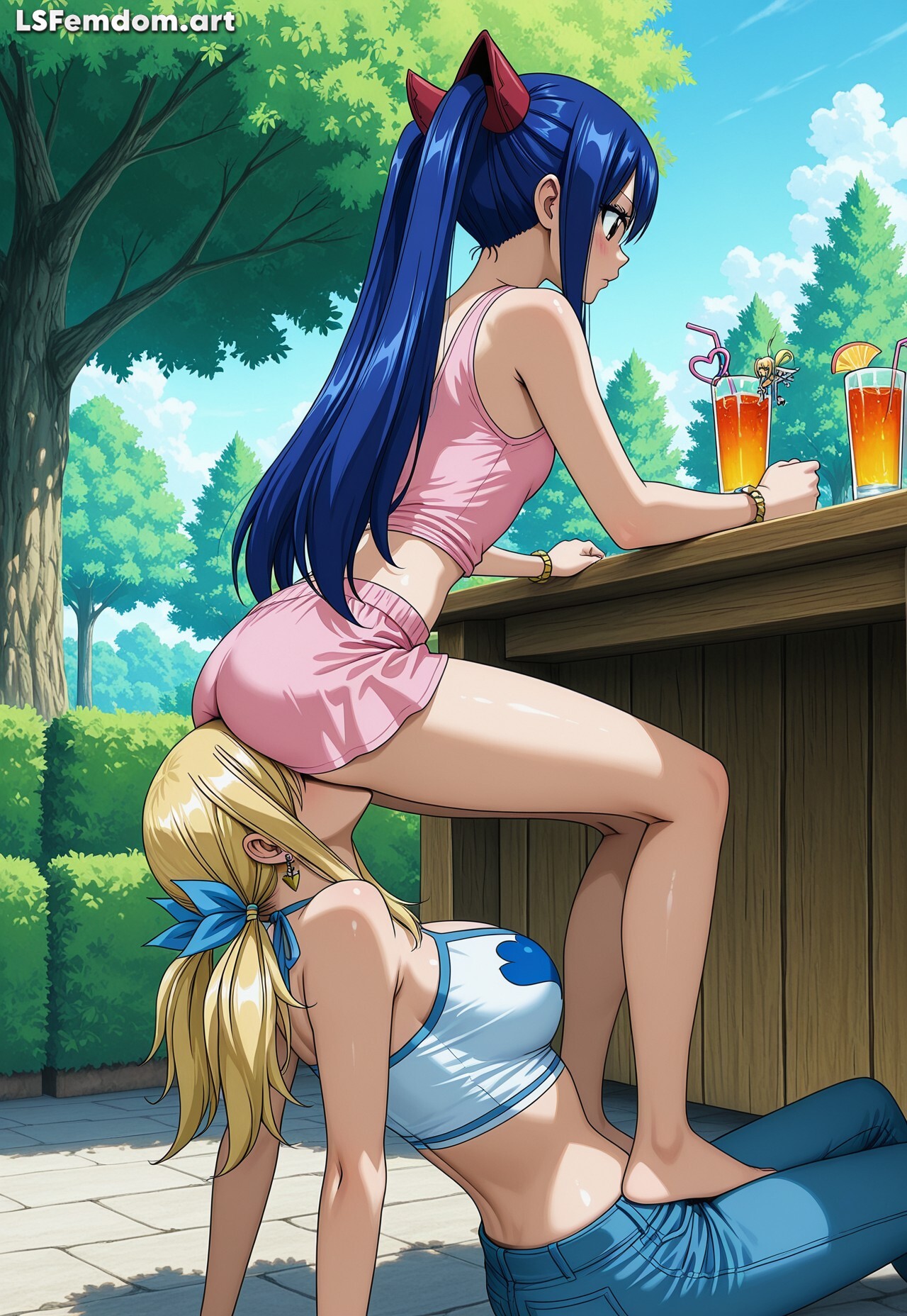 Facesitting and Human Chair Femdom by LSFemdomArt Part2 - Image 125