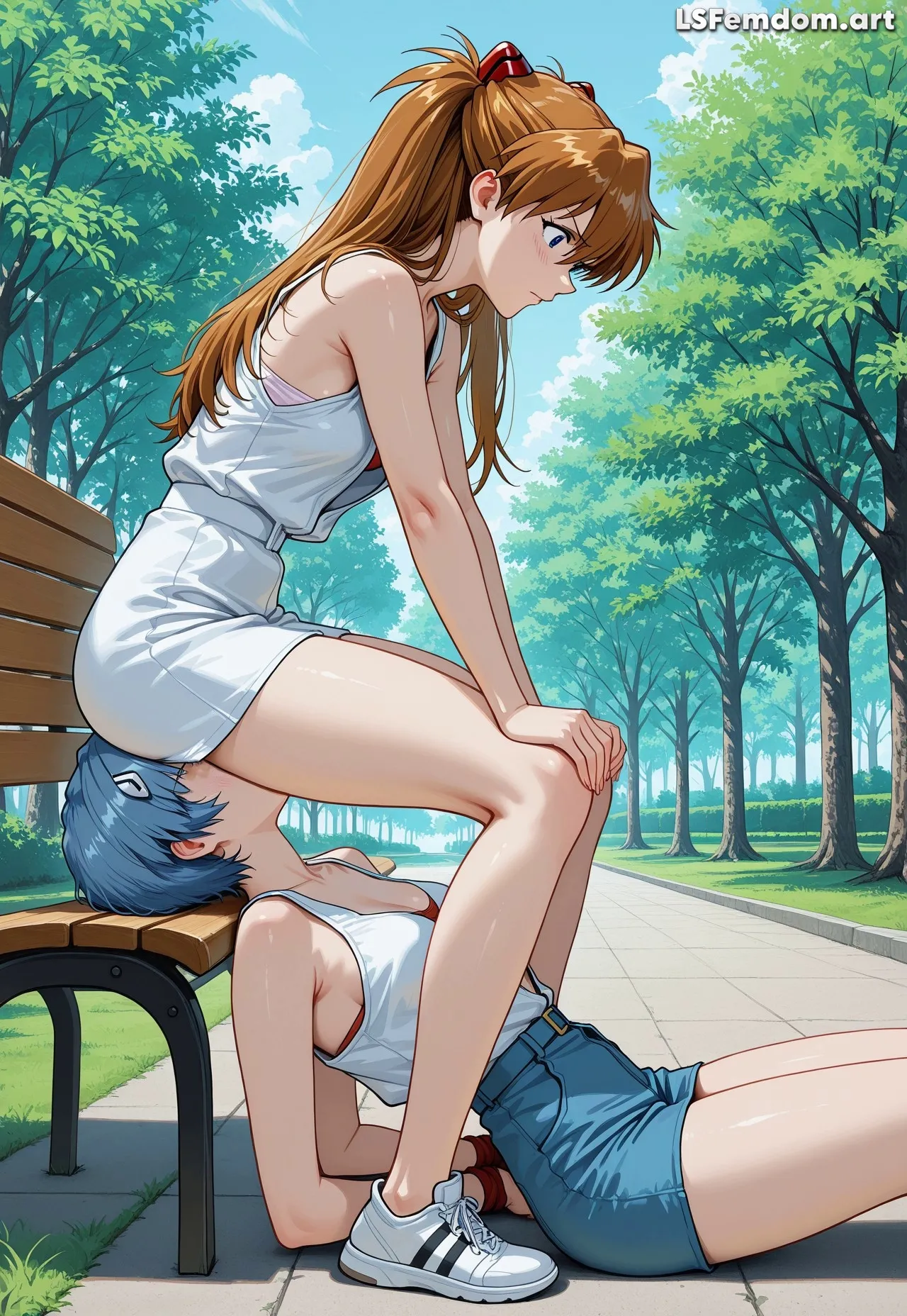 Facesitting and Human Chair Femdom by LSFemdomArt Part2 - Image 19