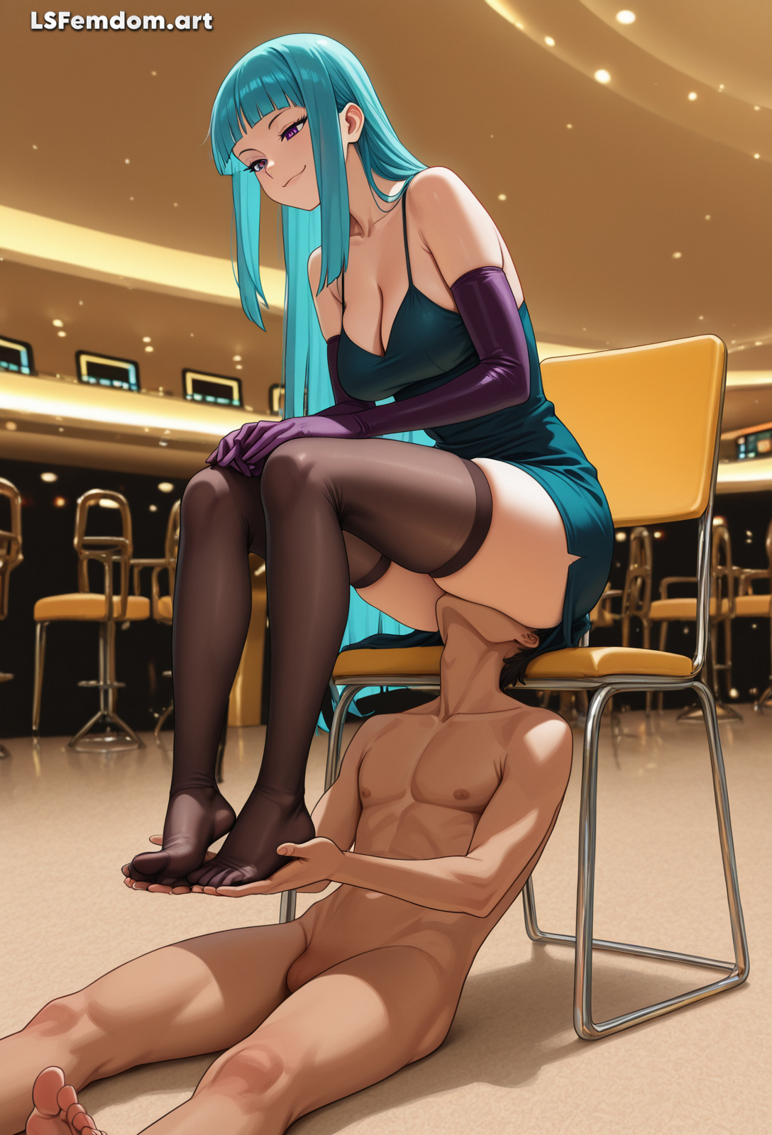 Facesitting and Human Chair Femdom by LSFemdomArt Part2 - Image 44