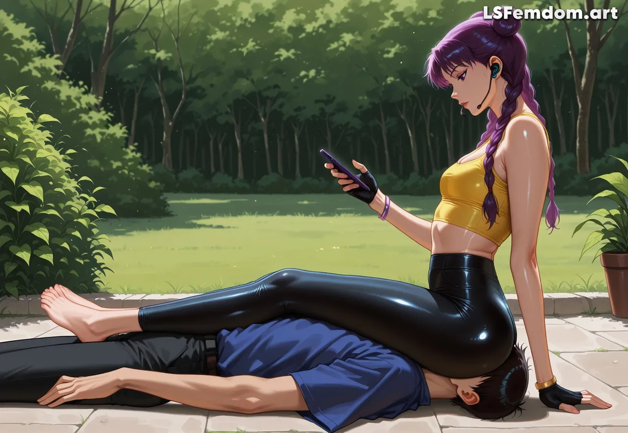 Facesitting and Human Chair Femdom by LSFemdomArt Part2 - Image 50