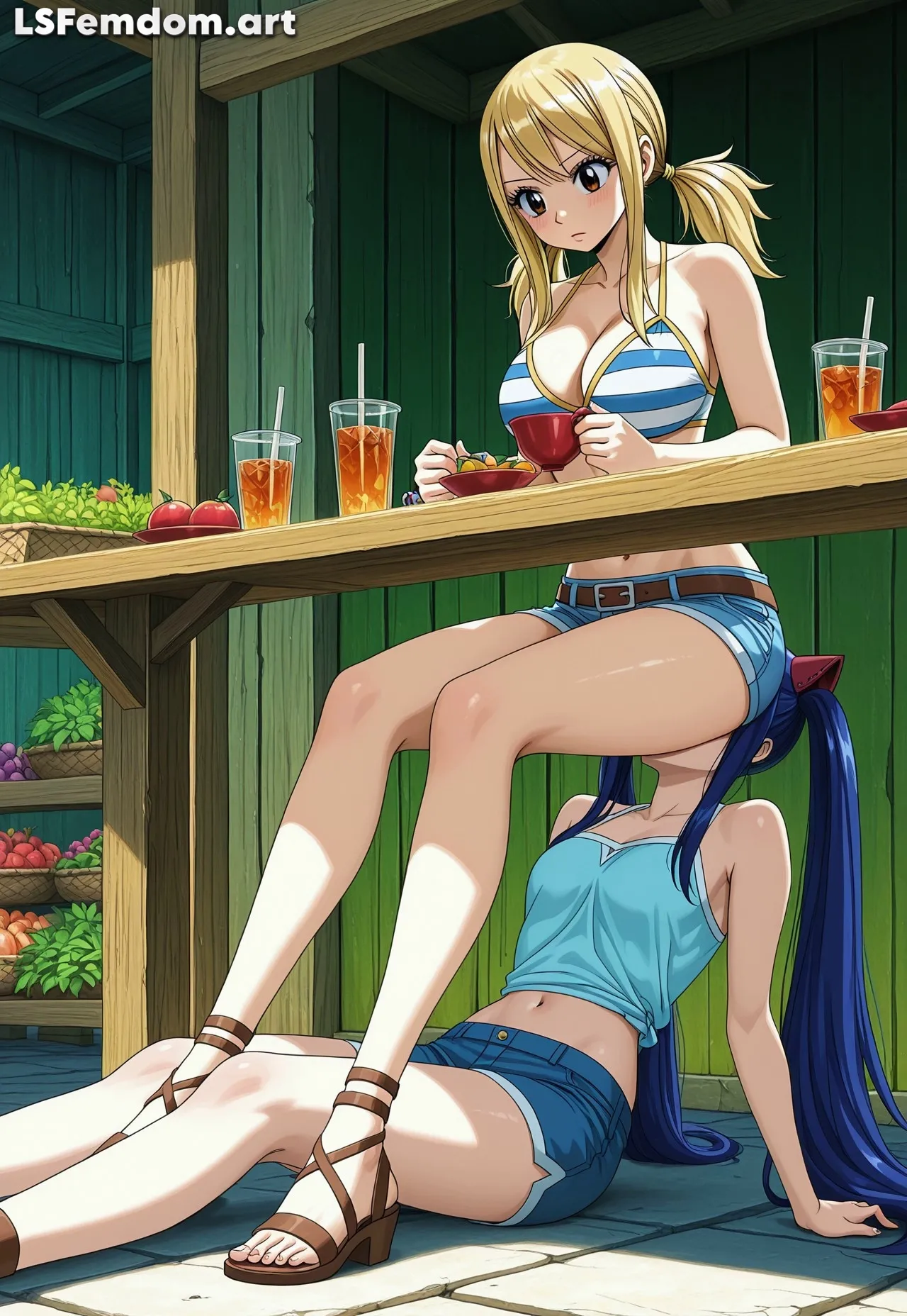 Facesitting and Human Chair Femdom by LSFemdomArt Part2 - Image 66