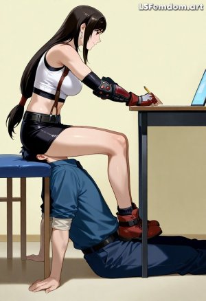 Facesitting and Human Chair Femdom by LSFemdomArt Part2 - Page 120