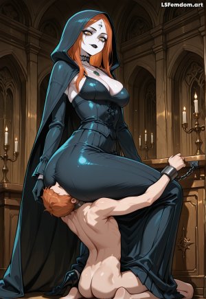 Facesitting and Human Chair Femdom by LSFemdomArt Part2 - Page 26