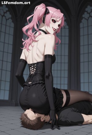 Facesitting and Human Chair Femdom by LSFemdomArt Part2 - Page 43