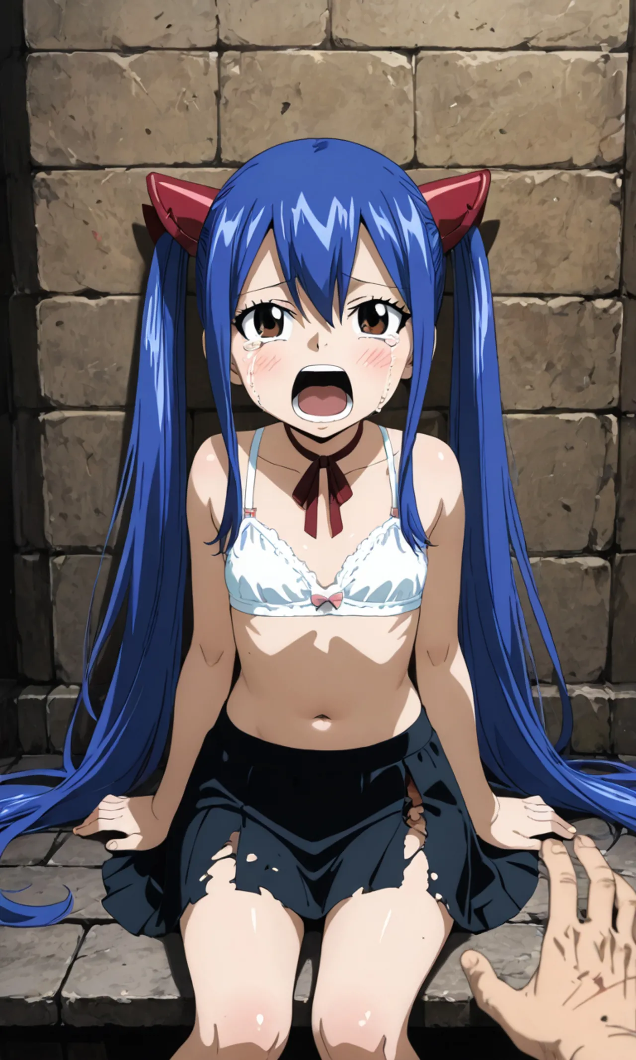 妖尾温蒂被抓沦为肉便器永远的轮奸跟虐待Fairy tailAI - Image 6