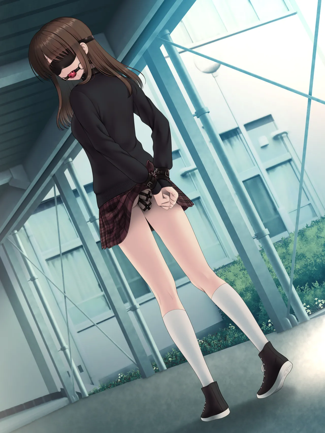 Fanbox Sakurayashiki Tonkotsu Koushanai de Futaana Vibe Hitori de Play Hen - Image 4