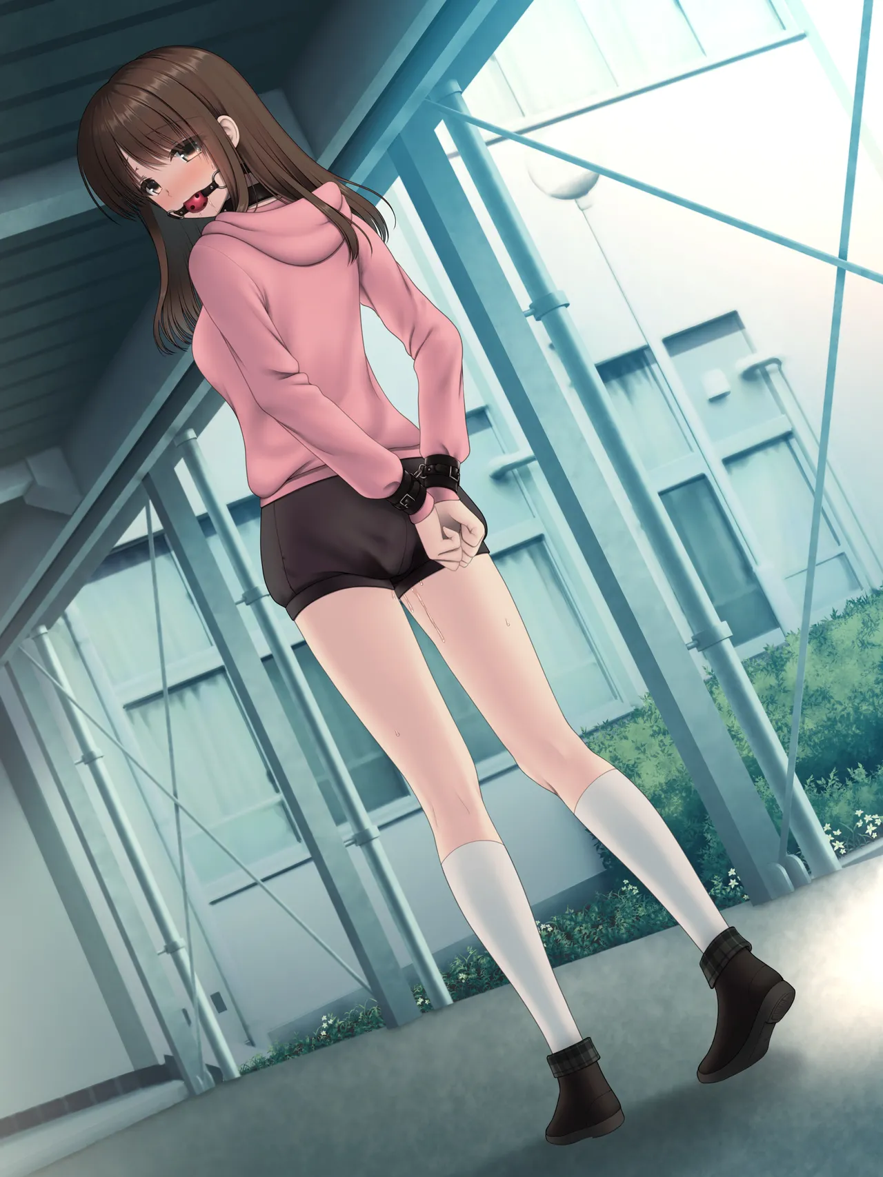 Fanbox Sakurayashiki Tonkotsu Koushanai de Futaana Vibe Hitori de Play Hen - Image 9