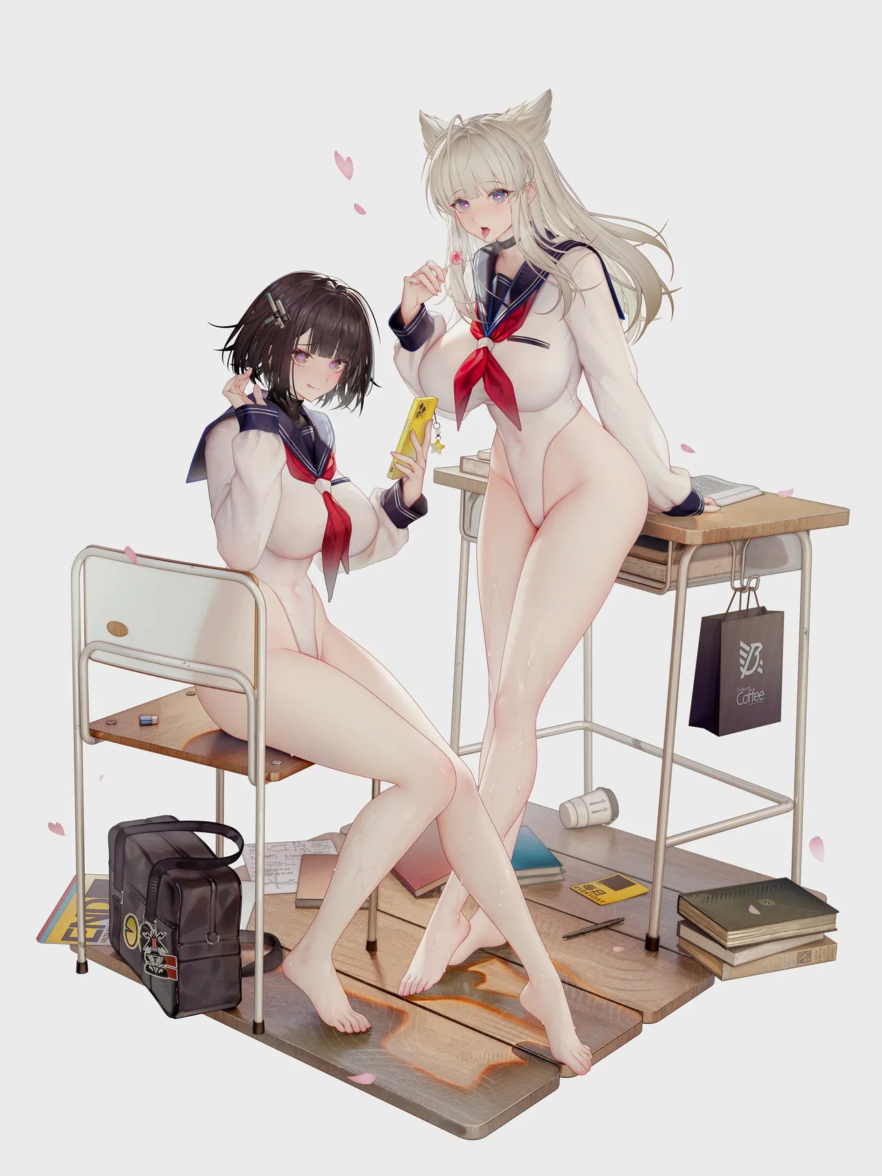 Fanbox Twitter 森空岛 冰宫Asylum Decensored - Image 11