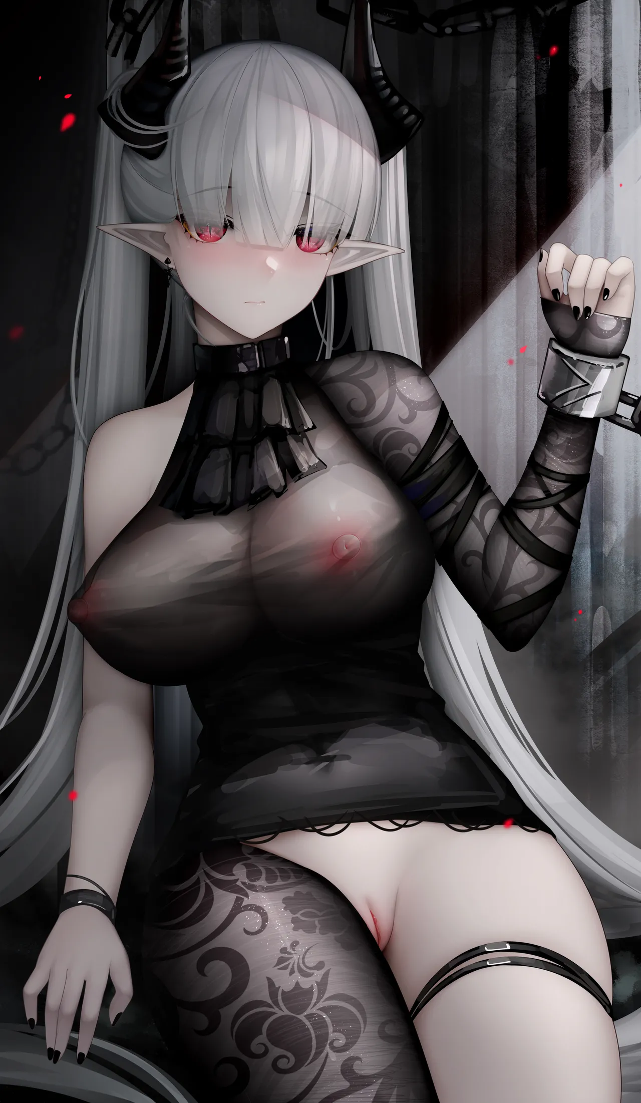 Fanbox Twitter 森空岛 冰宫Asylum Decensored - Image 234