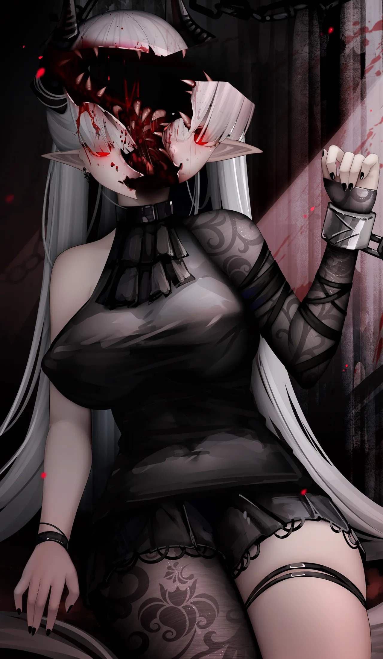 Fanbox Twitter 森空岛 冰宫Asylum Decensored - Image 238