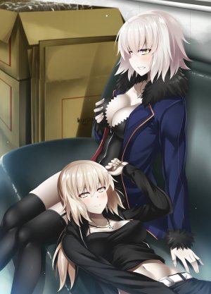 Fate Degenerate Order 2 - Servants Saber and Jeanne get a hot creampie in their petite pussy - 21 Pics - Page 19