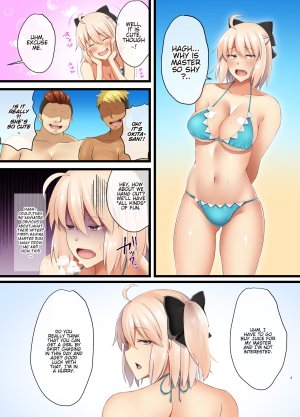 Fate Degenerate Order 4 - Okita gets double penetrated by two beach bums - 18 Pics - Page 4