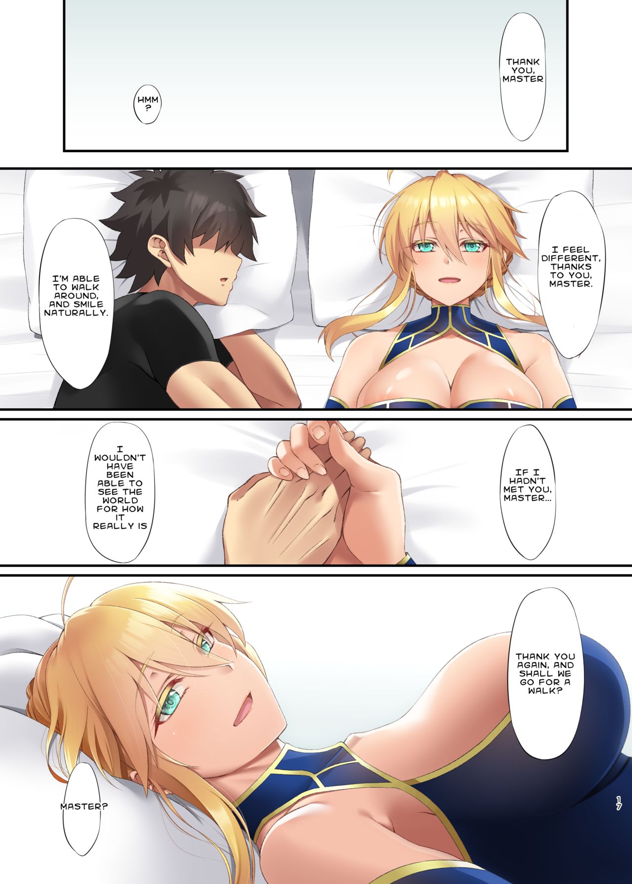 Fate Degenerate Order 8 - Busty Artoria Pendragon gets deep creampie from master - 18 Pics - Image 16