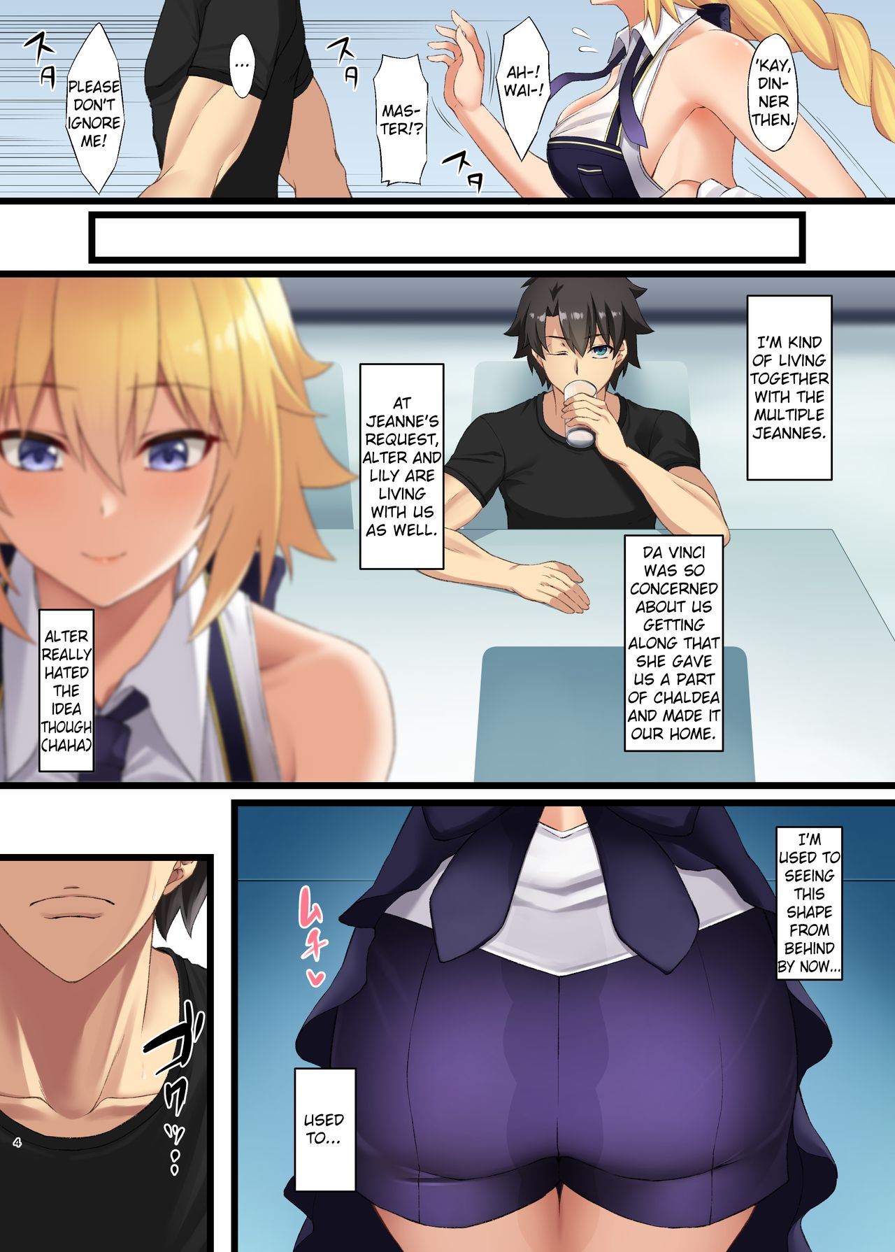 Fate Degenerate Order W - Jeanne dArc gets creampied by master while in stockings - 21 Pics - Image 4