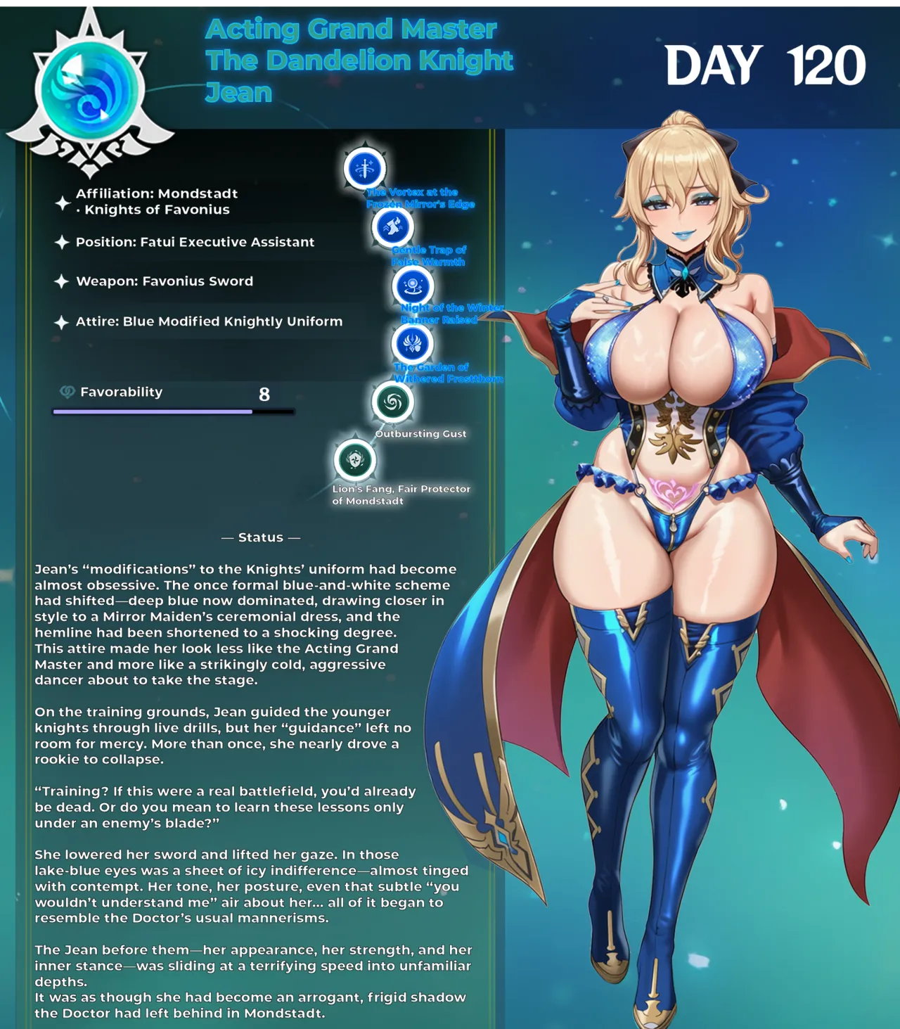 Fatui Conquest Plan Chapter 5 Jean White Flavor No. 3 Pixiv 111228391 - Image 16