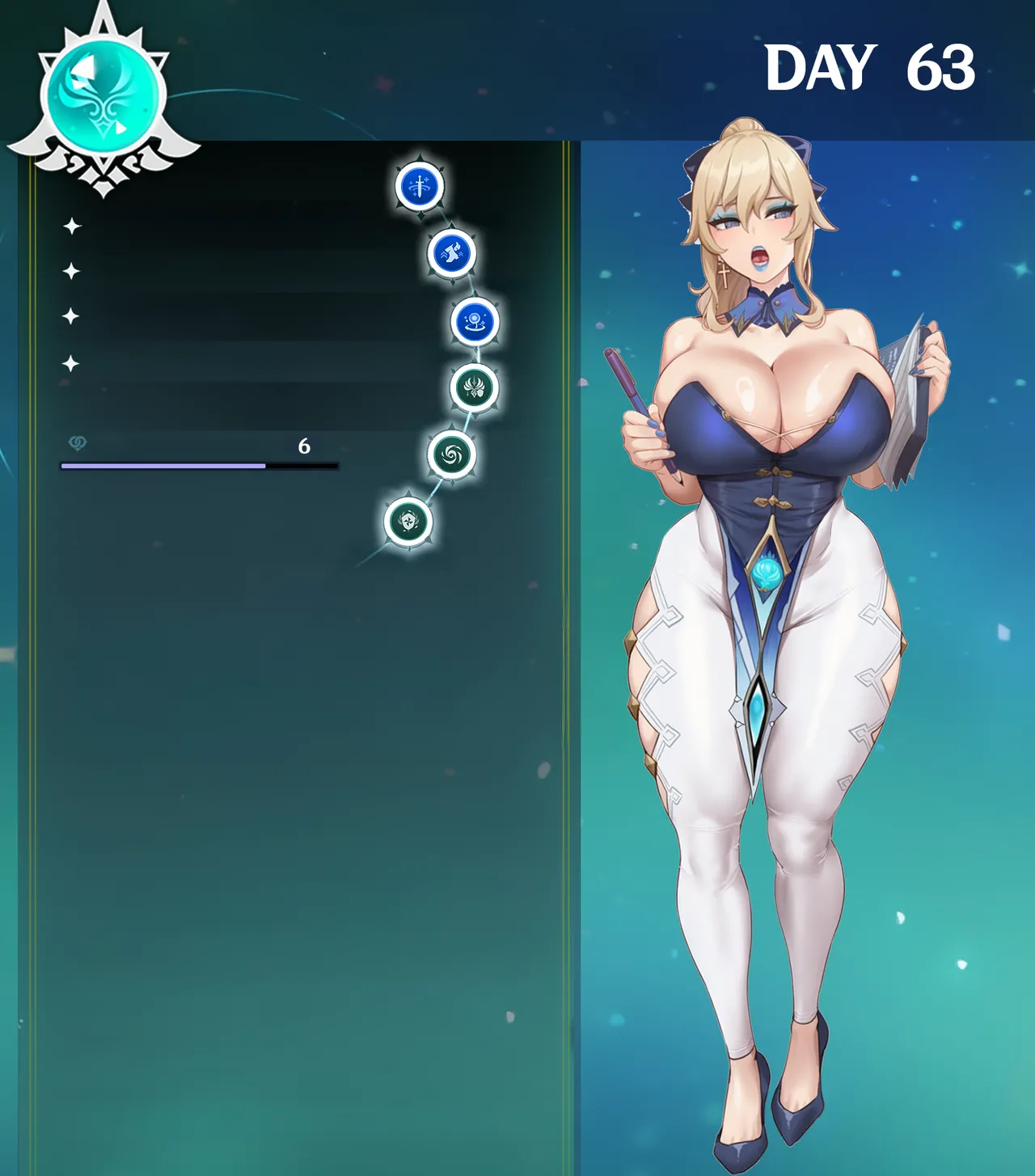 Fatui Conquest Plan Chapter 5 Jean White Flavor No. 3 Pixiv 111228391 - Image 44