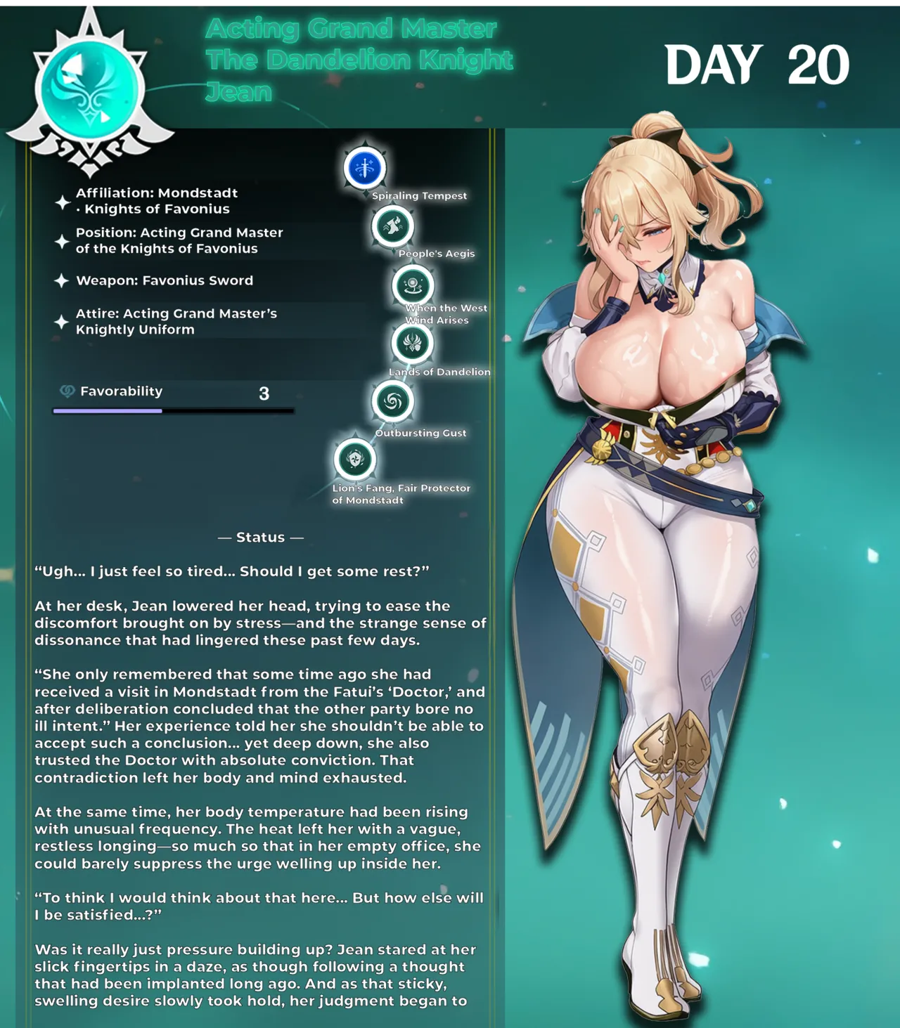 Fatui Conquest Plan Chapter 5 Jean White Flavor No. 3 Pixiv 111228391 - Image 7