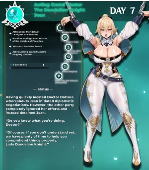 Fatui Conquest Plan Chapter 5 Jean White Flavor No. 3 Pixiv 111228391 - Page 3