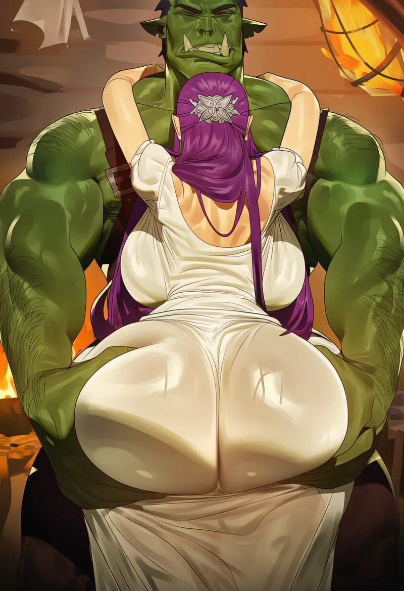 Fern x Orc PATREON RELEASE - QOSKindred - Image 2