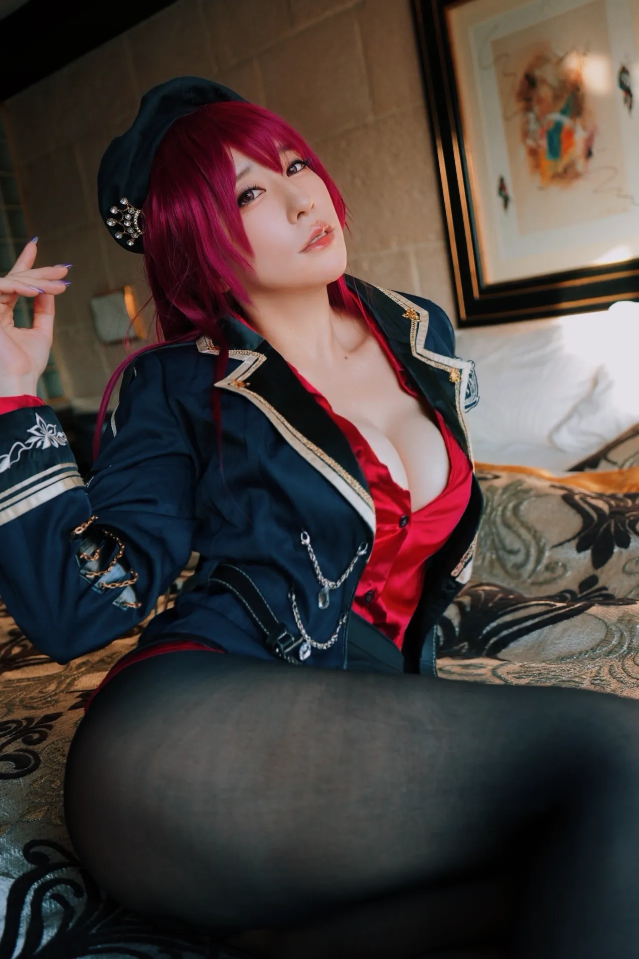 お姉さん好きFGO黒ストッキング祭デカケツにピタピタスーツのスカサハ師匠温泉本発送は19日 - Image 10