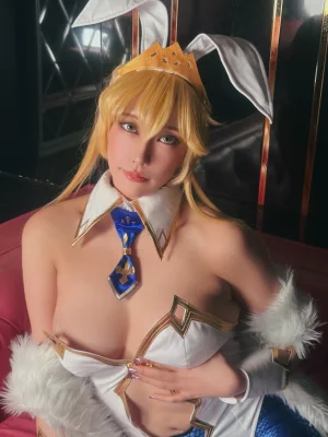 リバイバルFGOえっちなバニ上の人2回戦目テカタイ網バニーガールっていいよな - Page 7