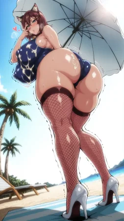 FHM894 Akane Nanao beach ntr1 - Page 3