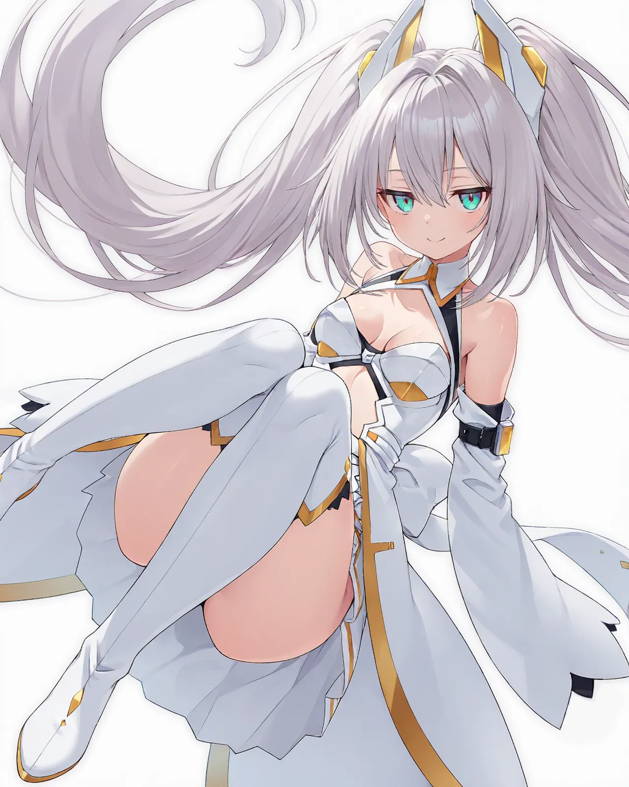 FinaAI Illustration Henshin Hiroin wa Haiboku o Shiranai Hazudatta Vol.01 - Image 4