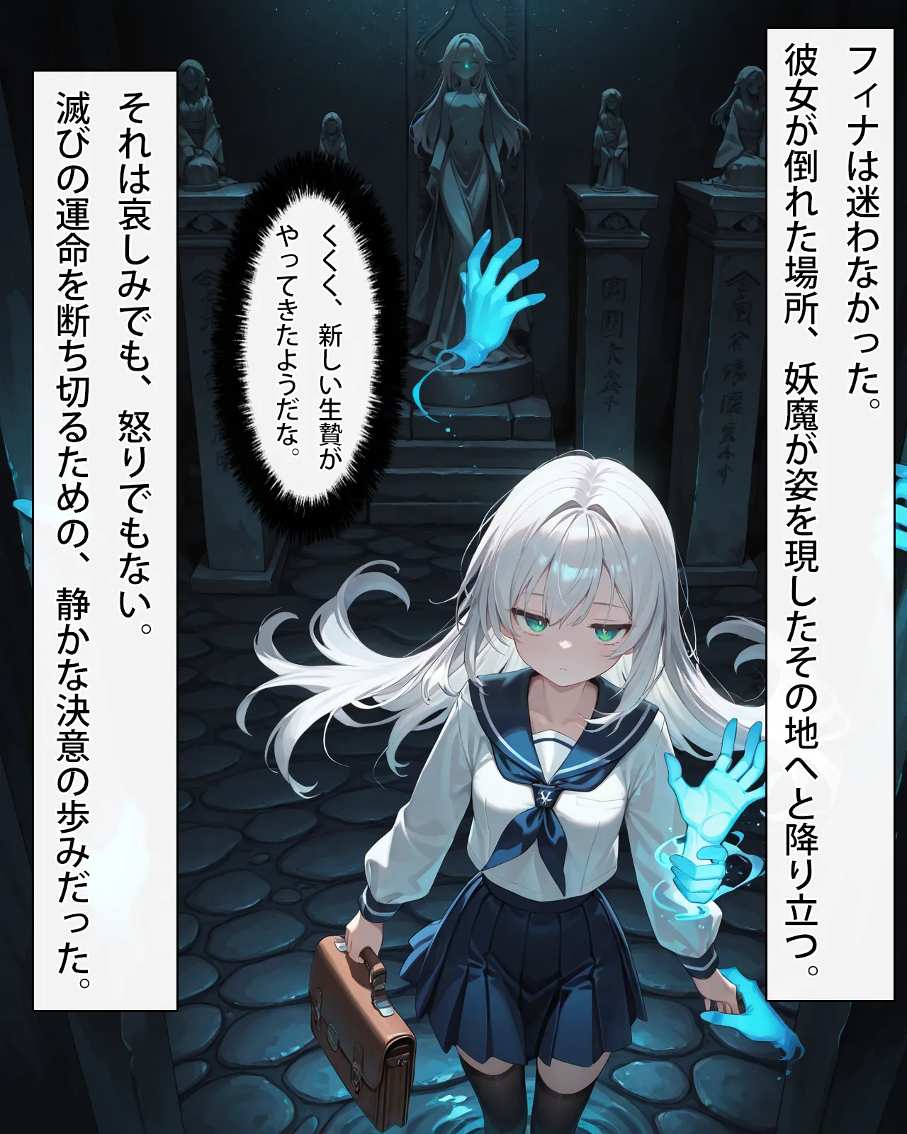 FinaAI Illustration Henshin Hiroin wa Haiboku o Shiranai Hazudatta Vol.01 - Image 7