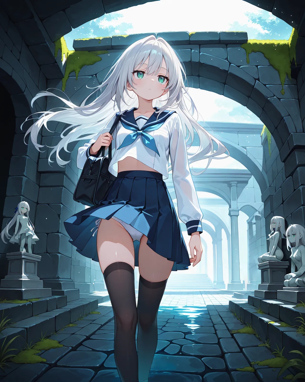 FinaAI Illustration Henshin Hiroin wa Haiboku o Shiranai Hazudatta Vol.01 - Image 74