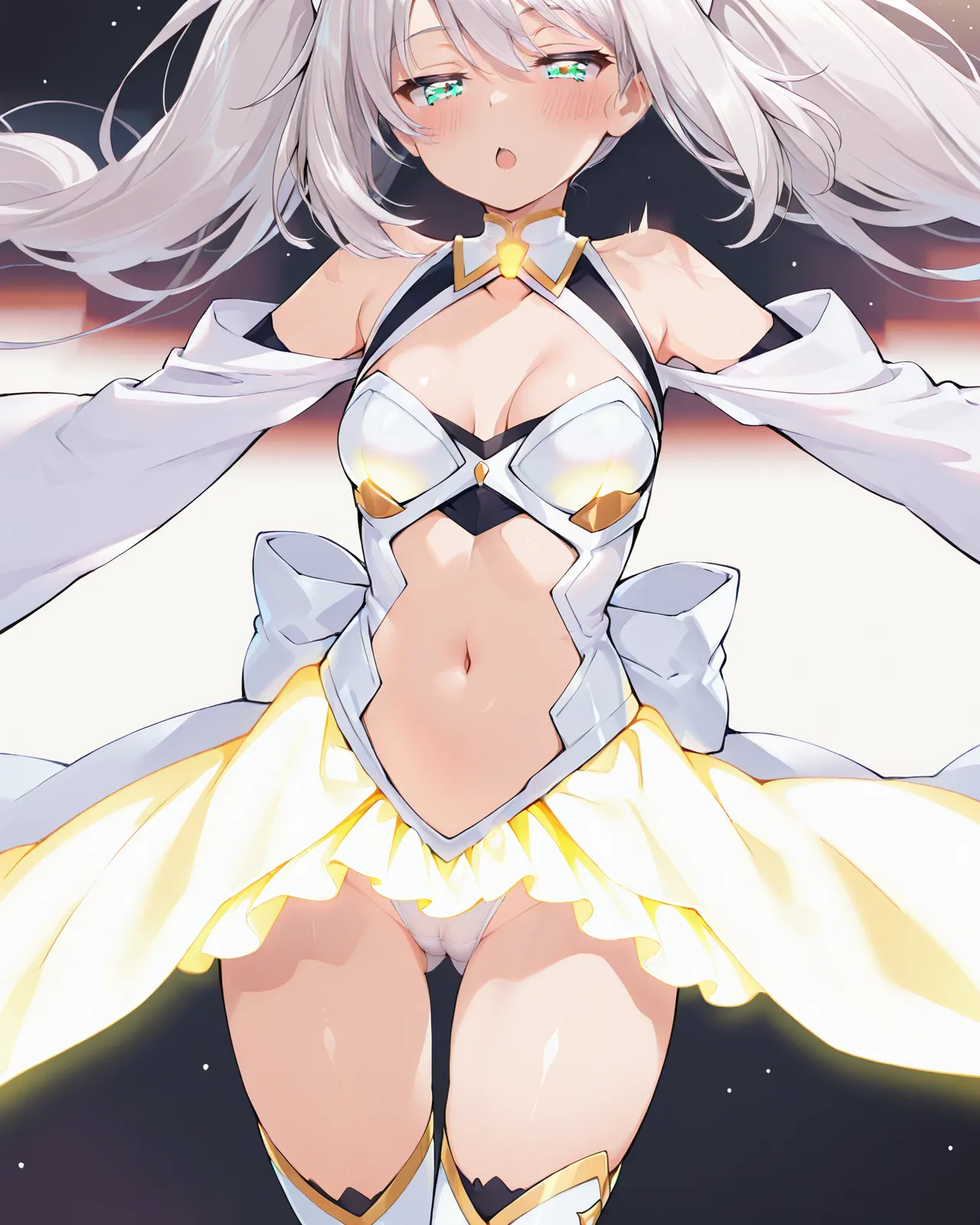 FinaAI Illustration Henshin Hiroin wa Haiboku o Shiranai Hazudatta Vol.01 - Image 78