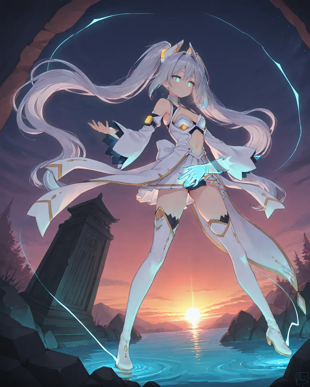 FinaAI Illustration Henshin Hiroin wa Haiboku o Shiranai Hazudatta Vol.01 - Image 82