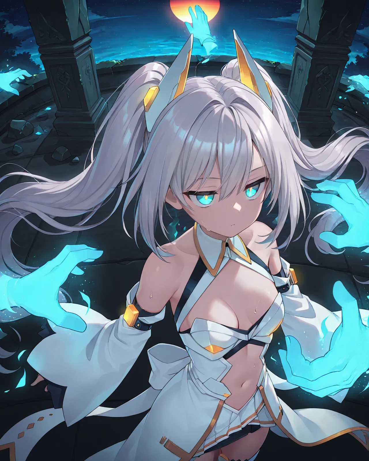 FinaAI Illustration Henshin Hiroin wa Haiboku o Shiranai Hazudatta Vol.01 - Image 83