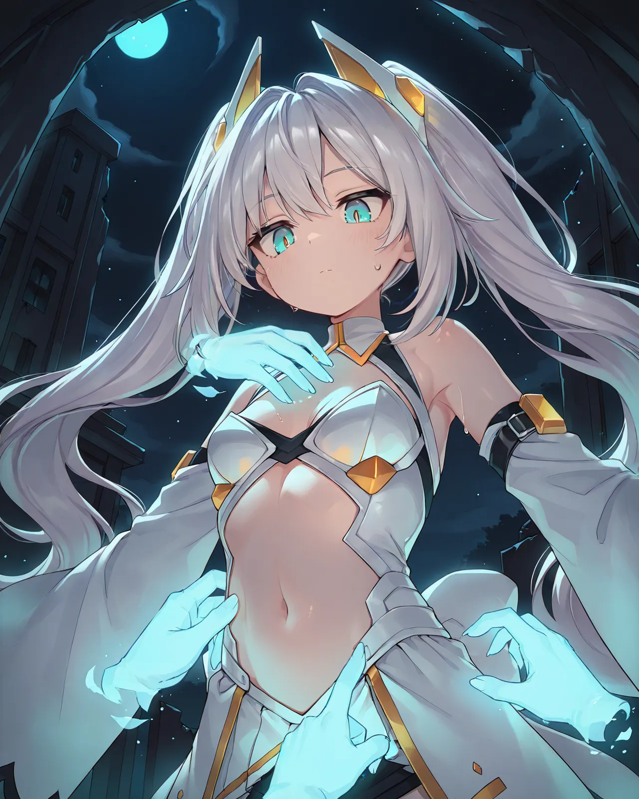 FinaAI Illustration Henshin Hiroin wa Haiboku o Shiranai Hazudatta Vol.01 - Image 85