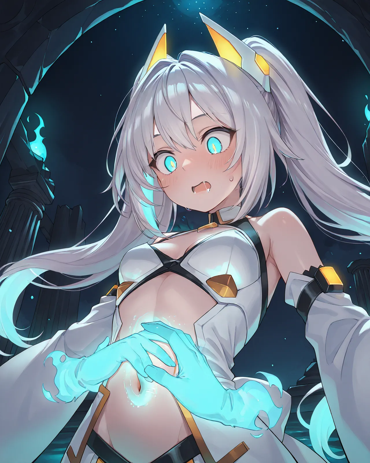 FinaAI Illustration Henshin Hiroin wa Haiboku o Shiranai Hazudatta Vol.01 - Image 88